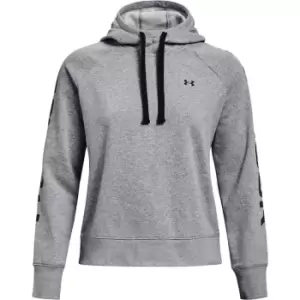 Under Armour Fleece Colour Block Hoodie Womens - Grey