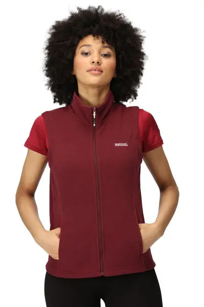 Regatta 'Sweetness II' Half-Zip Fleece Bodywarmer Red