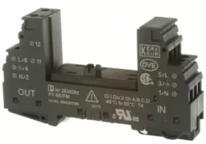 Phoenix Contact, PT-BE/FM 240 V Maximum Voltage Rating Base Element, DIN Rail