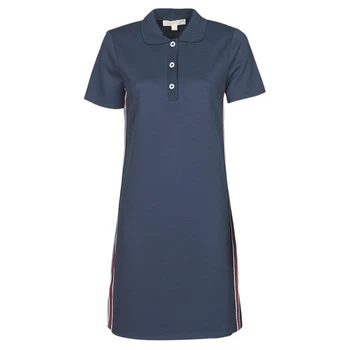 Michael Kors SS LOGO TAPE POLO DRS womens Dress in Blue - Sizes S,M,L,XS