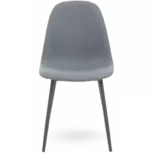 Salford Dining Chair with Grey Powder Legs - Premier Housewares