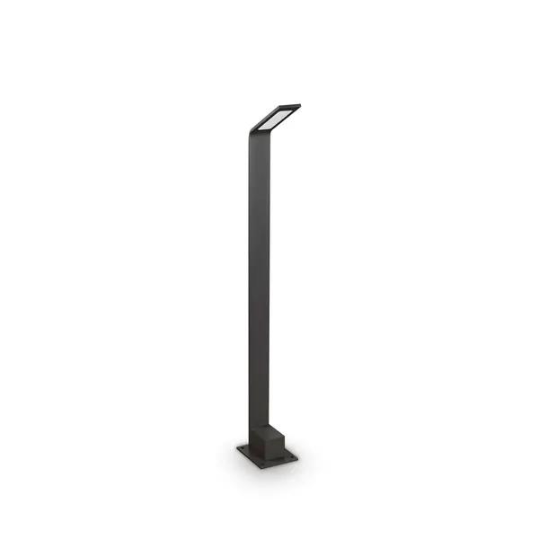 Agos Integrated LED Outdoor Tall Bollard Anthracite Grey 730Lm 4000K IP54