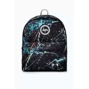 Hype Paint Splatter Backpack (One Size) (Black/Teal/Orange)