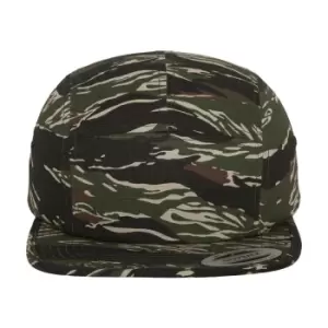 Flexfit Jockey Cap (One Size) (Camo Green)