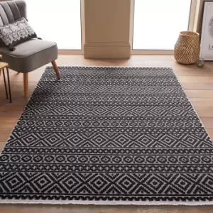 Jazz Traditional Indoor Outdoor Rug Jazz Grey