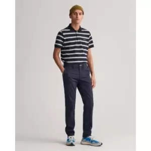 Gant Slim Twill Chinos Marine 30-32 - Blue