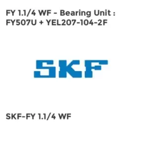 FY 1.1/4 WF - Bearing Unit : FY507U + YEL207-104-2F