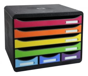 Exacompta The Store Box Mini 7 Drawers Harlequin