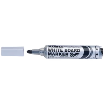 Pentel MWL5M-A Whiteboard Bullet Tip Markers - Black