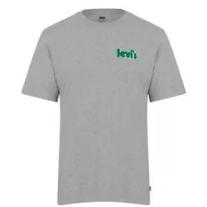 Levis Levis Applique Poster T Shirt - Grey