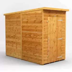 Power 4' x 8' Pent Windowless Garden Shed