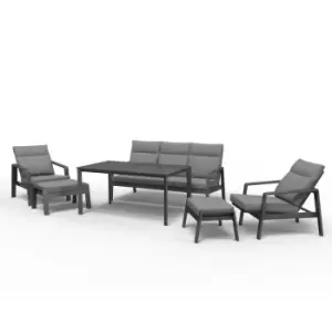 LG Outdoor Santorini Dusk Lounge Dining Set