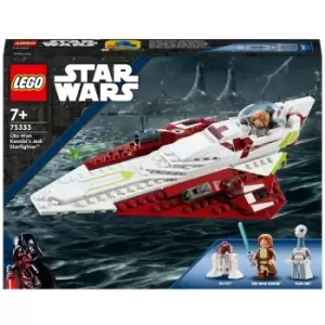 LEGO Star Wars Obi-Wan Kenobi's Jedi Star Fighter Toy (75333)