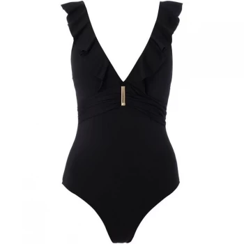 Biba Taylor Frill Swimsuit - Black