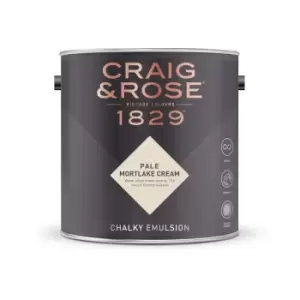 Craig & Rose Chalky Emulsion Pale Mortlake Cream - 5L