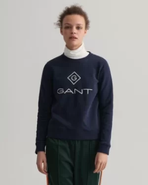 GANT Logo Crew Neck Sweatshirt