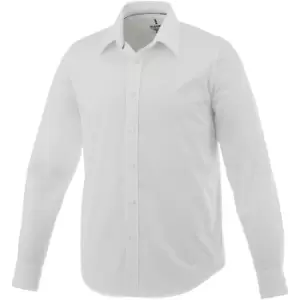 Elevate Mens Hamell Long Sleeve Shirt (XS) (White)