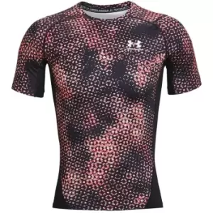 Under Armour HeatGear Printed Top Mens - Red