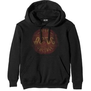 AC/DC - High Voltage Vintage Unisex Large Pullover Hoodie - Black