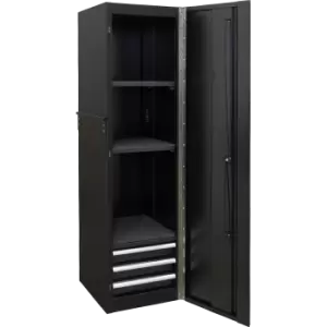 Sealey 3 Drawer Heavy Duty Hang On Locker Black