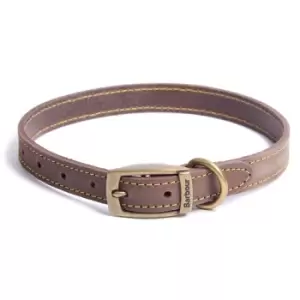 Barbour Leather Dog Collar Brown Medium