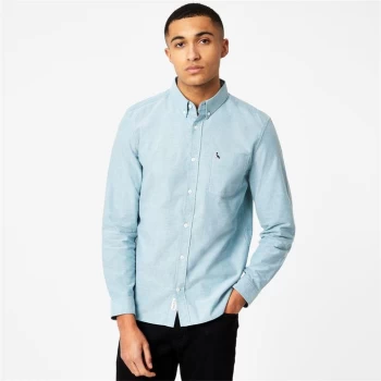 Jack Wills Wadsworth Plain Oxford Shirt - Sky Blue