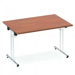 Impulse Folding Rectangular Table 1200 Walnut