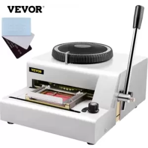 VEVOR 72-Character Manual Embosser Card Embossing Machine PVC/ID/Credit Card Stamping Machine Code Printer for PVC Card Credit ID VIP