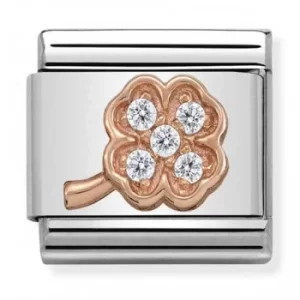 Nomination CLASSIC Rose Gold Symbols Clover Charm 430302/14