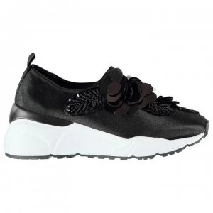 Firetrap Flower Sock Trainers - Black