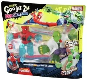 Heroes of Goo Jit Zu Marvel Spiderman Vs Lizard Figure