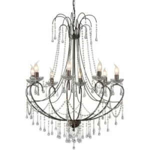 Linea Verdace Romance 8 Light Multi Arm Chandeliers Rust