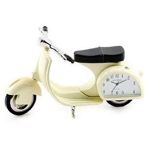 Miniature Clock - Cream Vespa