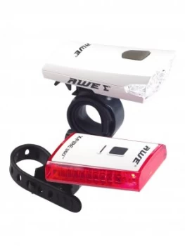 Awe X-Fire 360 Rechargeable LED Front And Rear Light Set