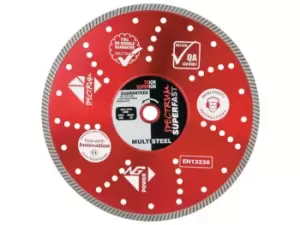 OX Tools TX10R-125/22 OX Spectrum Pro Turbo Diamond Blade - Multi-Steel 125 x 22.23mm