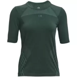 Under Armour Rush Seamless T Shirt Womens - Green