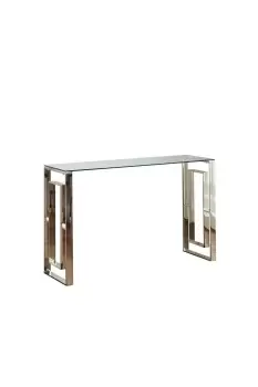 Milano Silver Plated Console Table