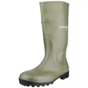 Dunlop Unisex Adult Protomastor Wellington Boots (11 UK) (Green/Black) - Green/Black