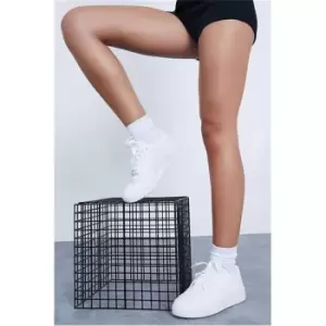 I Saw It First Basic Flatform Sole Trainer - White