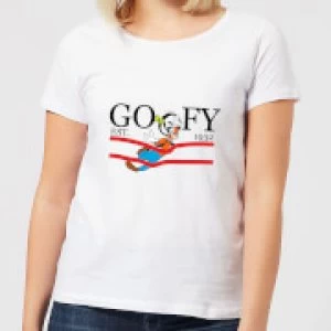 Disney Goofy By Nature Womens T-Shirt - White - S