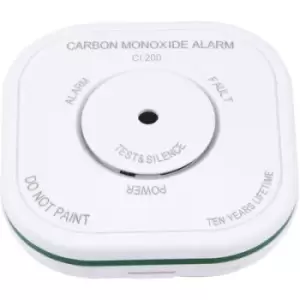 Olympia 6121 Carbon monoxide detector network-compatible battery-powered detects Carbon monoxide