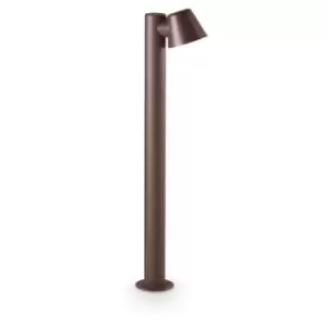 Ideal Lux GAS - Outdoor Bollard Lamp 1 Light Coffee IP43, GU10