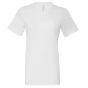 Bella + Canvas Womens/Ladies Jersey Short-Sleeved T-Shirt (L) (White)