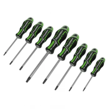 Screwdriver Set 8PC Security TRX-Star* GripMAX - Hi-vis Green