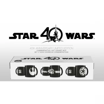 Star Wars 40th Anniversary Deluxe Mug set