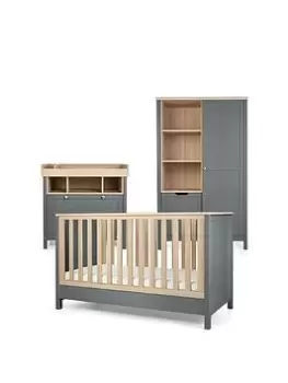 Mamas & Papas Harwell Cotbed Dresser & Wardrobe - Grey