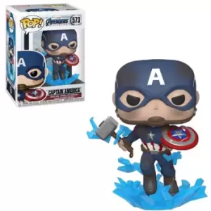 Marvel Avengers: Endgame Captain America with Broken Shield Pop! Vinyl Figure