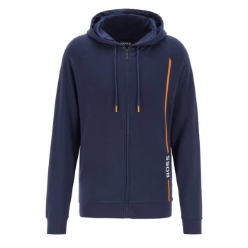 Boss Fashion Zip Up Hoodie - Blue