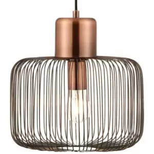 Hanging Ceiling Pendant Light antique copper wire Shade Modern Lamp Bulb Holder