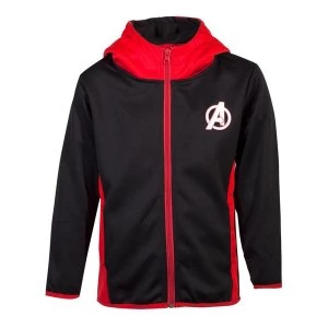 Marvel Comics - Avengers Logo Kid's 122/128 Hoodie - Black/Red